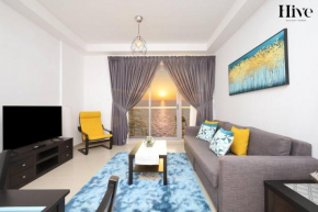 Full sea sunset view, Marjan Island, beach, 1 bed